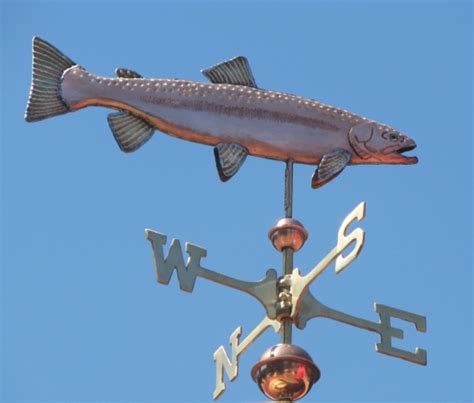 Fish Trout Weather Vane .